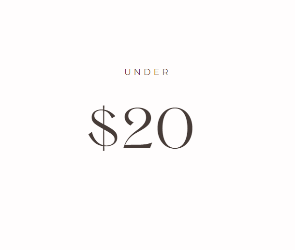 Under $20