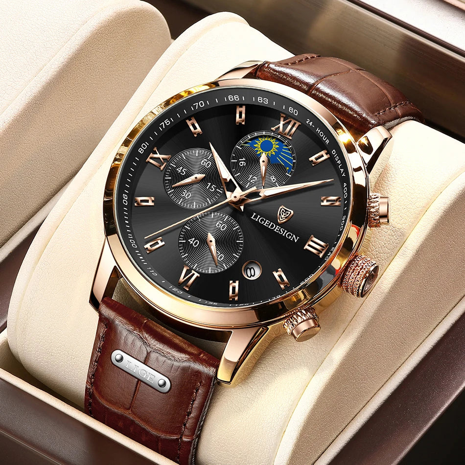 Luxury Leather Watch