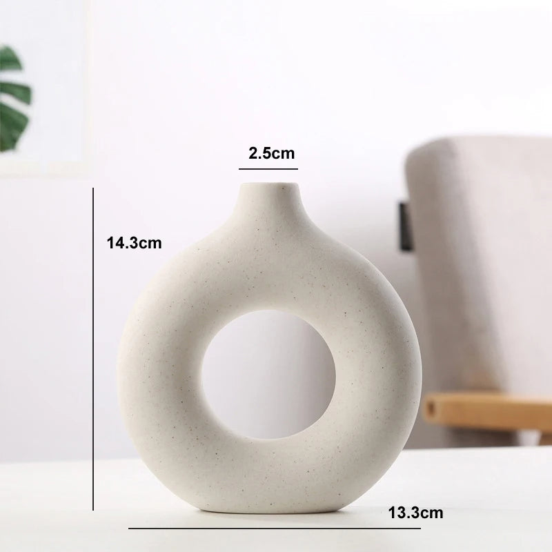 Hollow Circular Vase