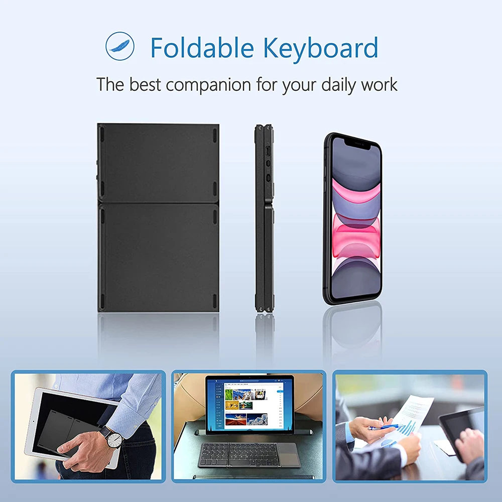 Wireless Mini Folding Keyboard for Mac & Windows