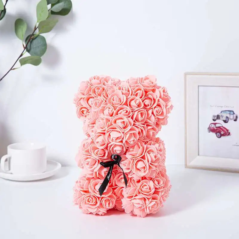 Rose Flower Bear