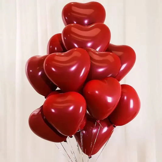 Red Heart Ballons